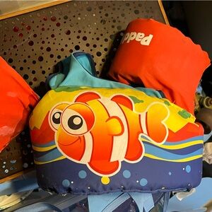 Body Glove Kids Swim One Piece - Orange Fish and Blue Waves, Air Plane sky kids